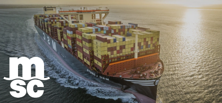 Imagen publicitaria de MSC - Mediterranean Shipping Company de Venezuela,c.a